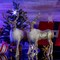 Ornativity Gold Glitter Christmas Reindeer - Holiday Party Deer Figurine Statues Dinner Tabletop Decorations Centerpiece - Pack of 2